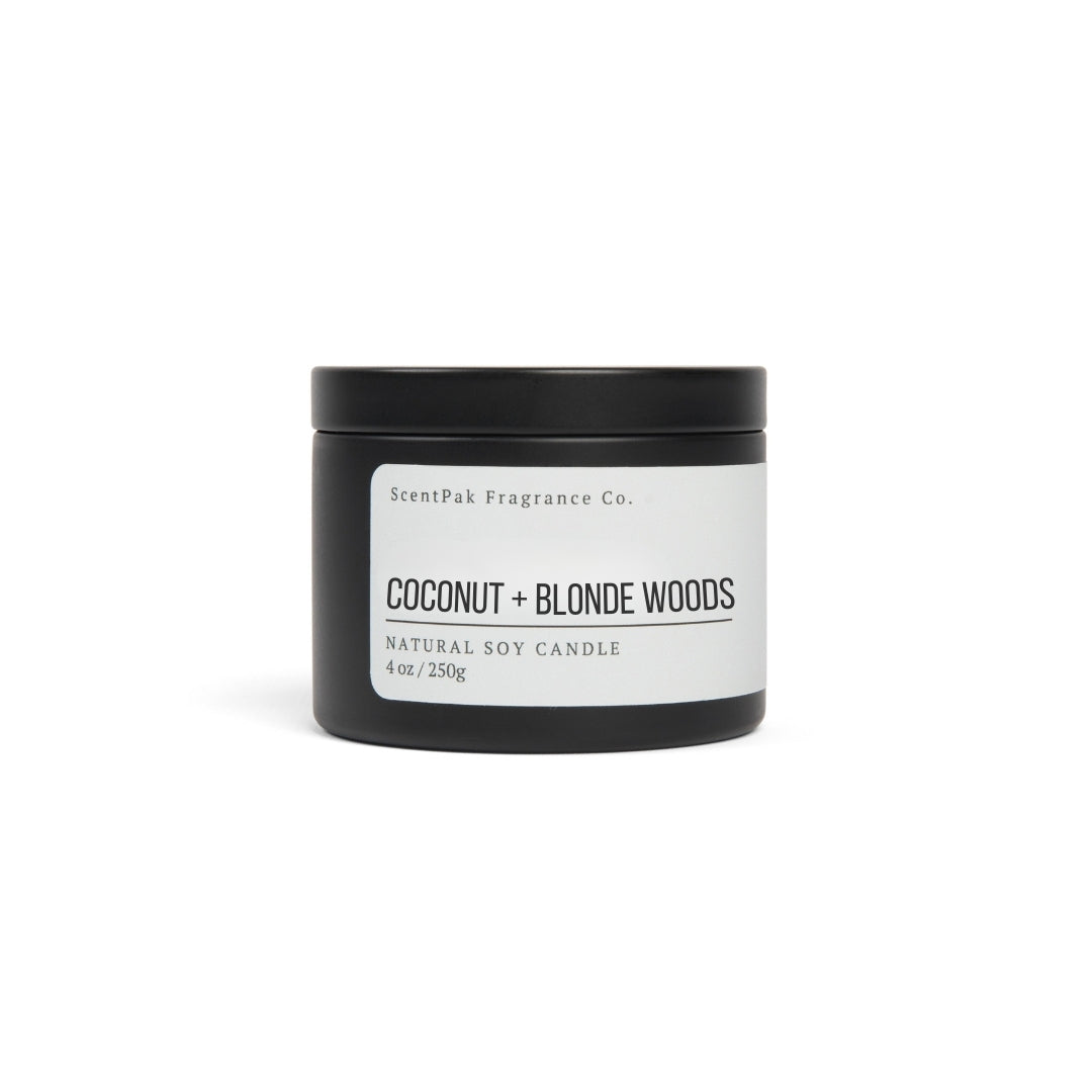 Coconut + Blonde Woods Soy Candle