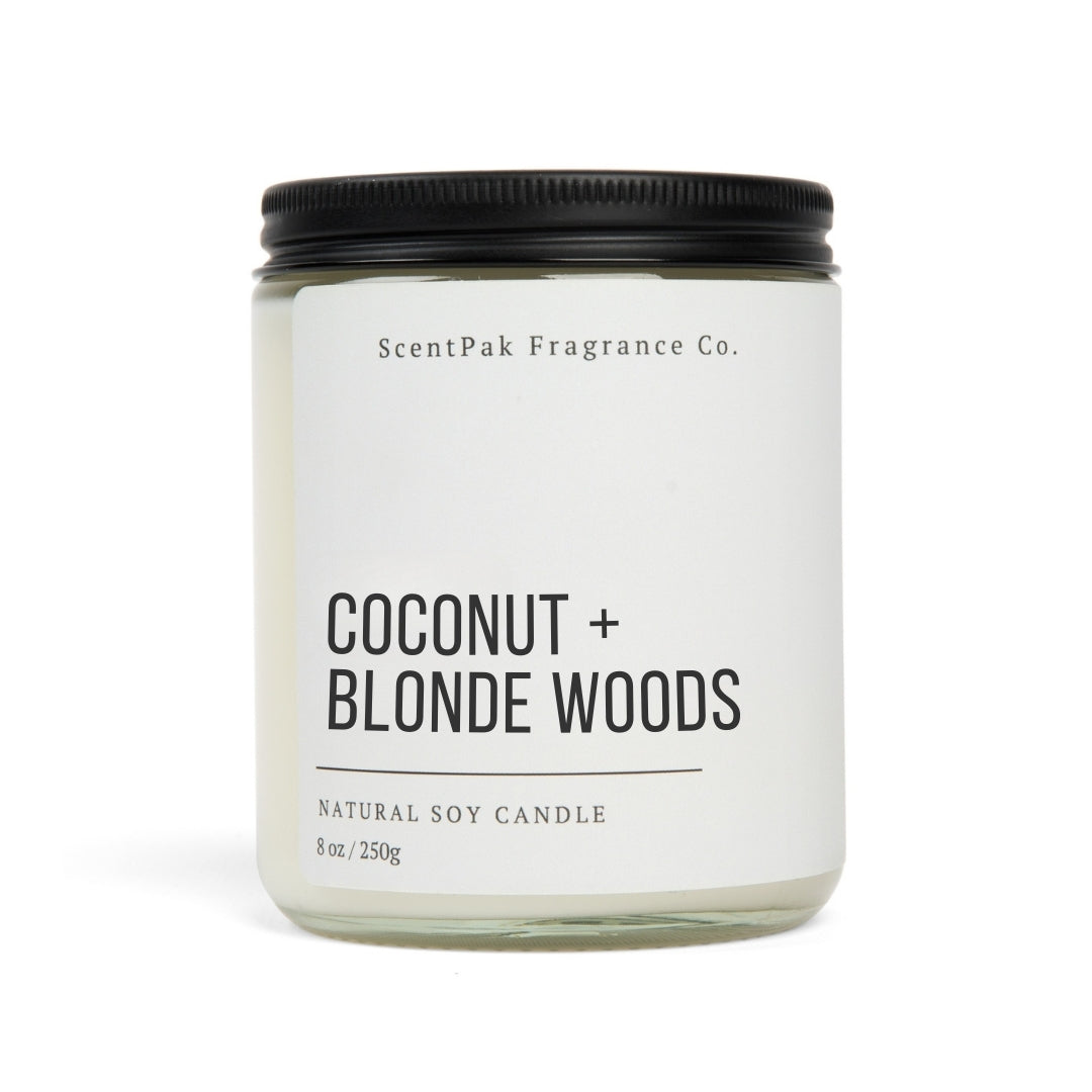 Coconut + Blonde Woods Soy Candle