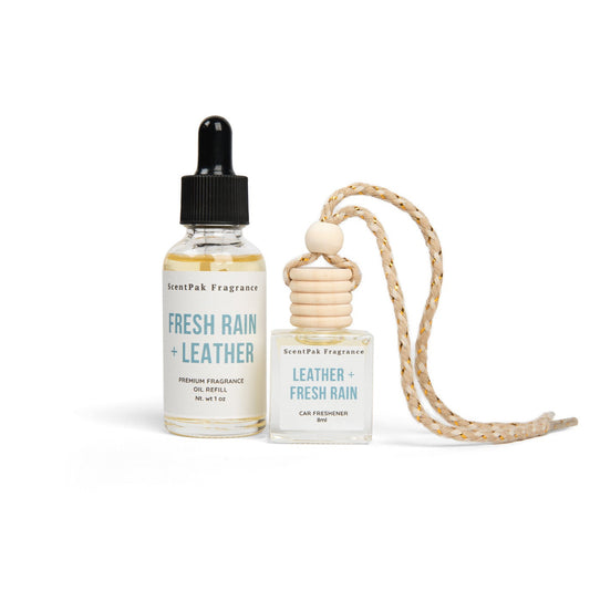 Fresh Rain + Leather | Car Freshener