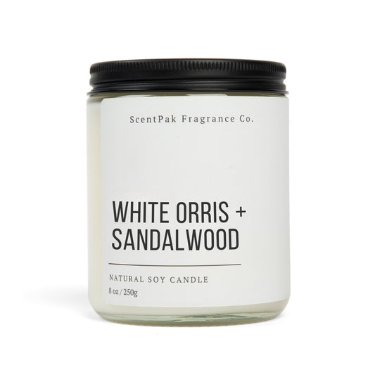 White Orris + Sandalwood Soy Candle